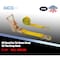 Tie 4 Safe 2" x 8' Ratchet Tie Down Strap w/ Flat Snap Hook Car Auto Hauler Tow Truck Yellow, 4PK RT48-8-Y-C-4 - alternate 1